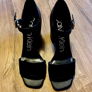 Calvin Klein Block Heels- Size 10